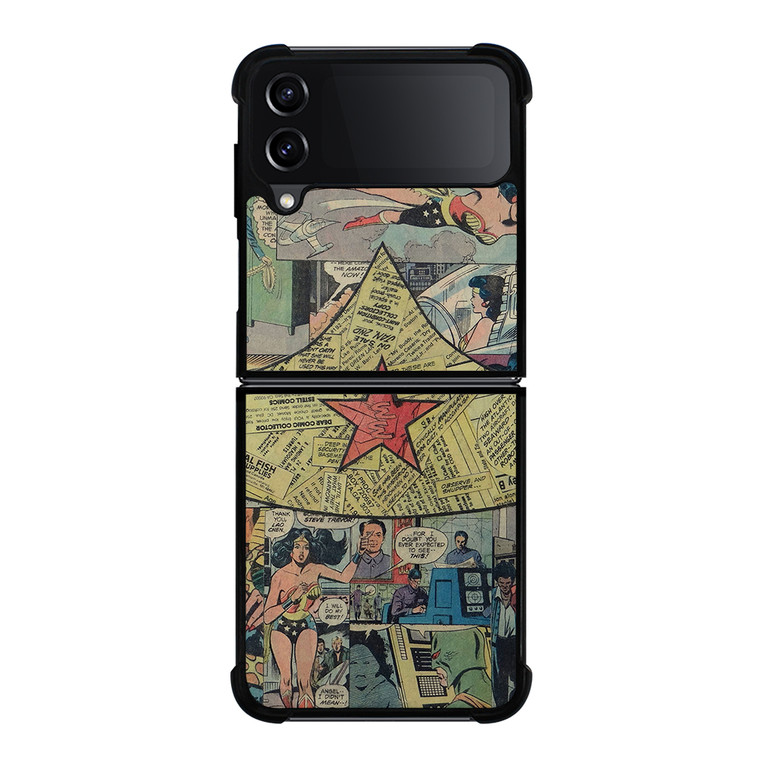 WONDER WOMAN LOGO ART Samsung Galaxy Z Flip 4 5G Case Cover