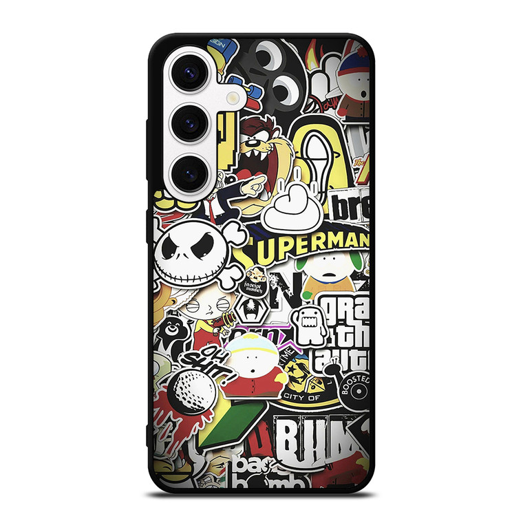 BAPE STICKER BOMB Samsung Galaxy S24 Case Cover