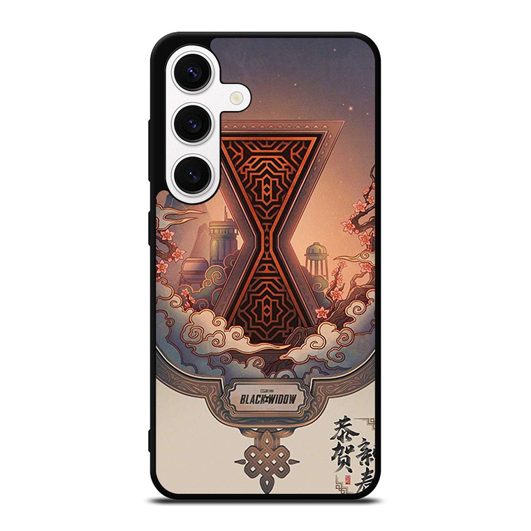 BLACK WIDOW LOGO ETERNAL Samsung Galaxy S24 Case Cover