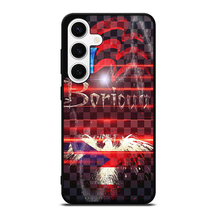 BORICUA PUERTO RICO FLAG Samsung Galaxy S24 Case Cover