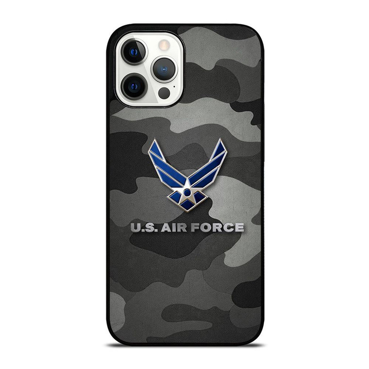 US AIR FORCE CAMO LOGO  iPhone 12 Pro Max Case Cover