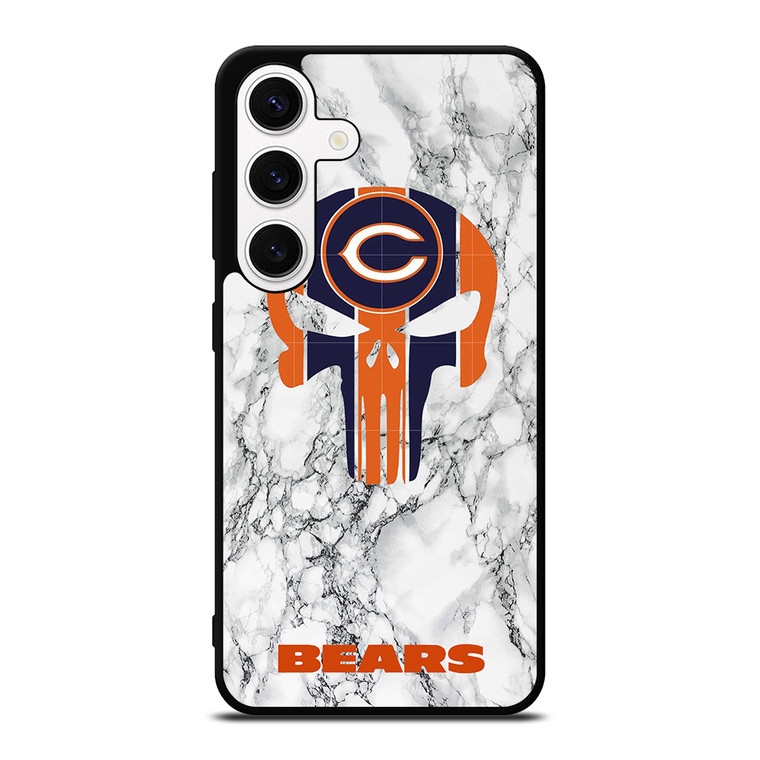 CHICAGO BEARS PUNISHER SKULL Samsung Galaxy S24 Case Cover