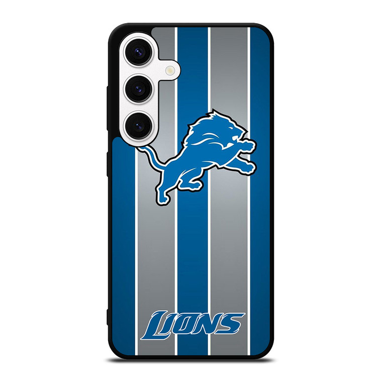 DETROIT LIONS STRIPE Samsung Galaxy S24 Case Cover