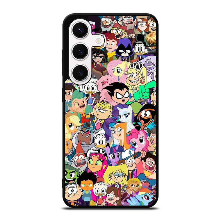 DISNEY CARTOON COLLAGE Samsung Galaxy S24 Case Cover