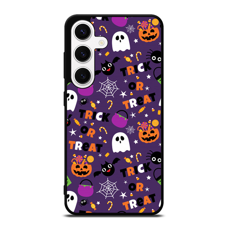 HALLOWEEN WITCH PUMPKIN PATTERN 2 Samsung Galaxy S24 Case Cover