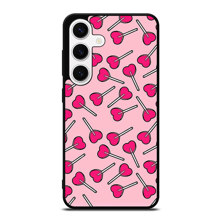 HEARTS LOLLIPOP Samsung Galaxy S24 Case Cover