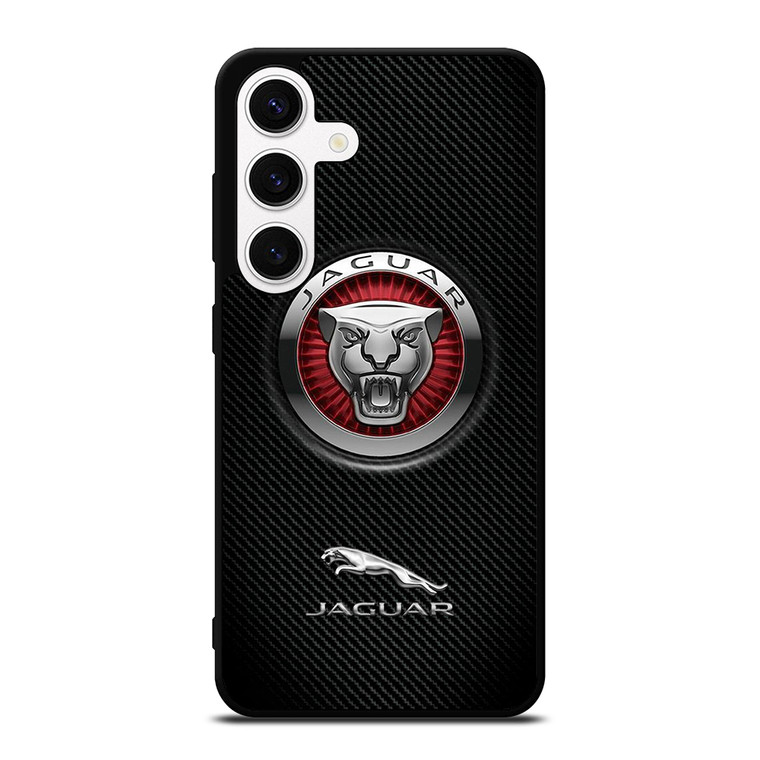 JAGUAR CARBON LOGO 3 Samsung Galaxy S24 Case Cover