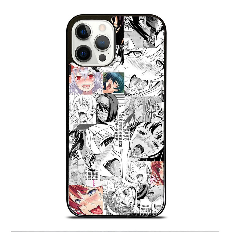 AHEGAO FACE ANIME 2 iPhone 12 Pro Case Cover