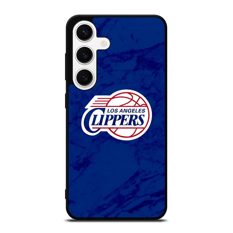 LOS ANGELES CLIPPERS MARBLE LOGO Samsung Galaxy S24 Case Cover
