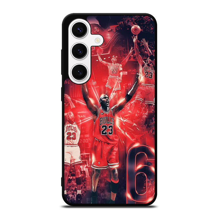 MICHAEL JORDAN COLLAGE Samsung Galaxy S24 Case Cover