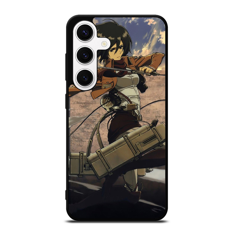 MIKASA ACKERMAN ATTACK ON TITAN ANIME Samsung Galaxy S24 Case Cover MIKASA ACKERMAN ATTACK ON TITAN ANIME Samsung Galaxy S24 Case Cover