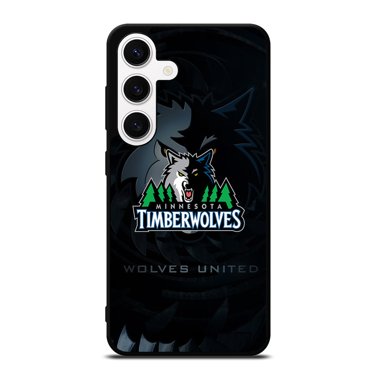 MINNESOTA TIMBERWOLVES ICON Samsung Galaxy S24 Case Cover MINNESOTA TIMBERWOLVES ICON Samsung Galaxy S24 Case Cover