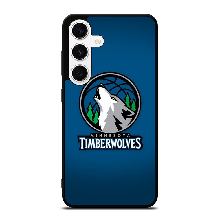 MINNESOTA TIMBERWOLVES LOGO BASKETBALL Samsung Galaxy S24 Case Cover