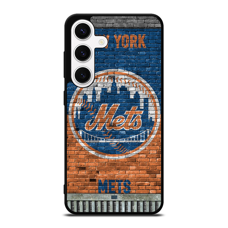 NEW YORK METS BRICK WALL Samsung Galaxy S24 Case Cover NEW YORK METS BRICK WALL Samsung Galaxy S24 Case Cover