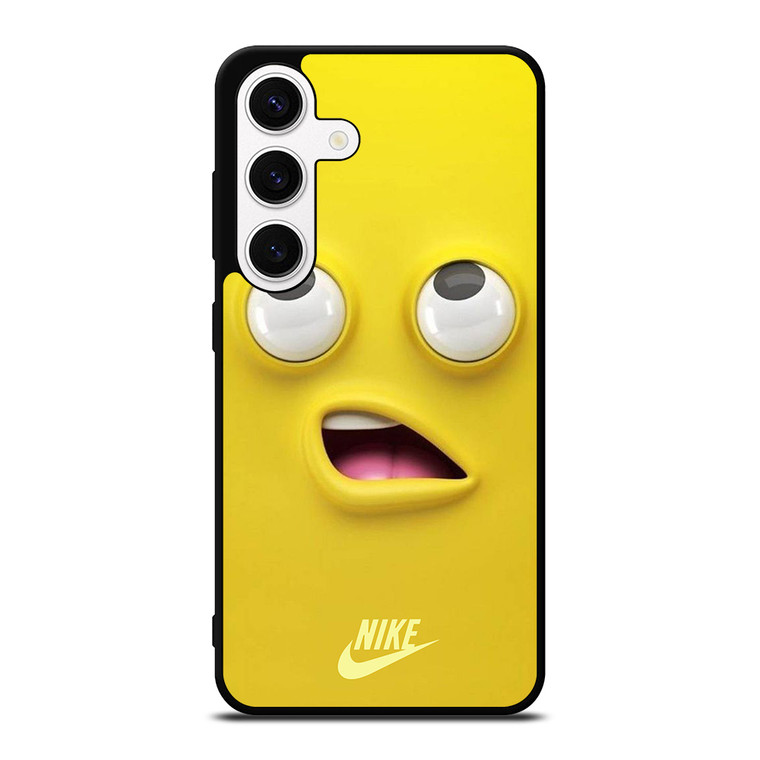 NIKE YELLOW SMILE EMOTICON Samsung Galaxy S24 Case Cover