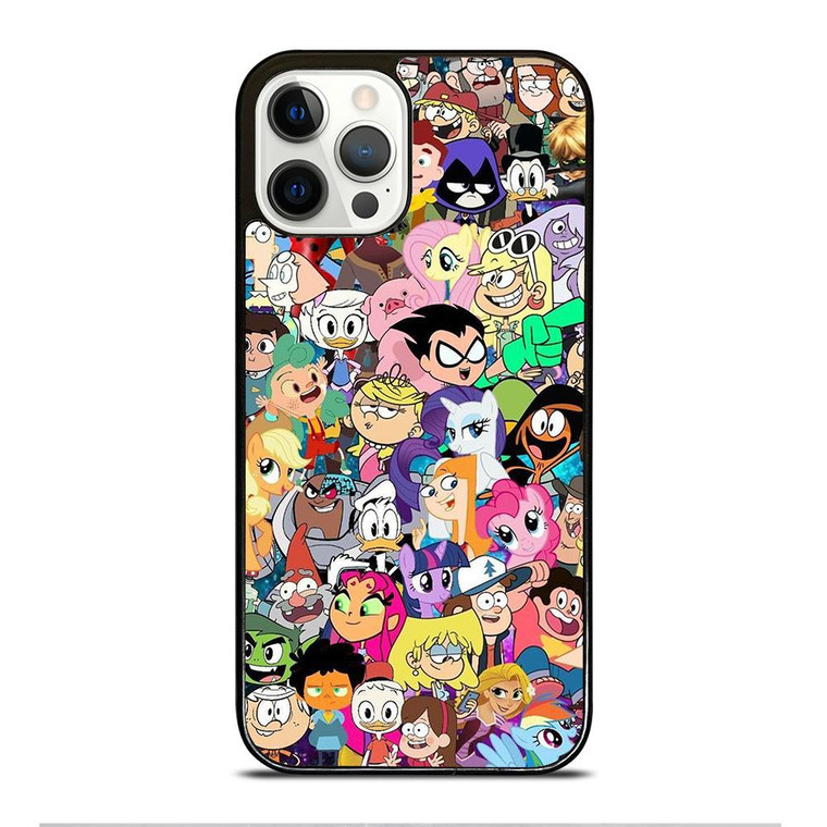 DISNEY CARTOON COLLAGE iPhone 12 Pro Case Cover