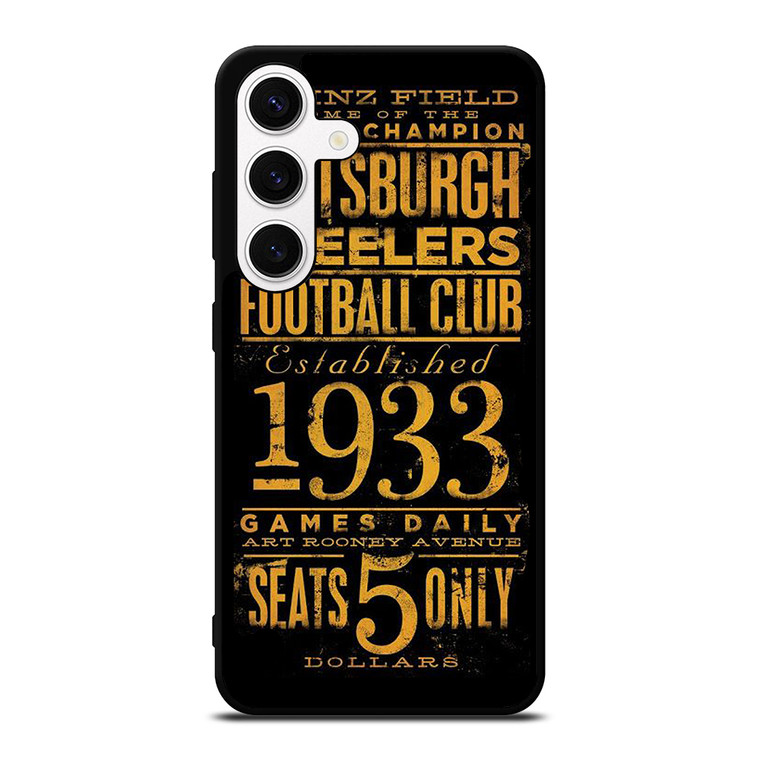 PITTSBURGH STEELERS 1933 FANS Samsung Galaxy S24 Case Cover