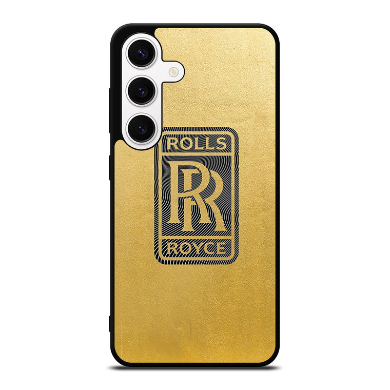 ROLLS ROYCE LOGO GOLD Samsung Galaxy S24 Case Cover ROLLS ROYCE LOGO GOLD Samsung Galaxy S24 Case Cover