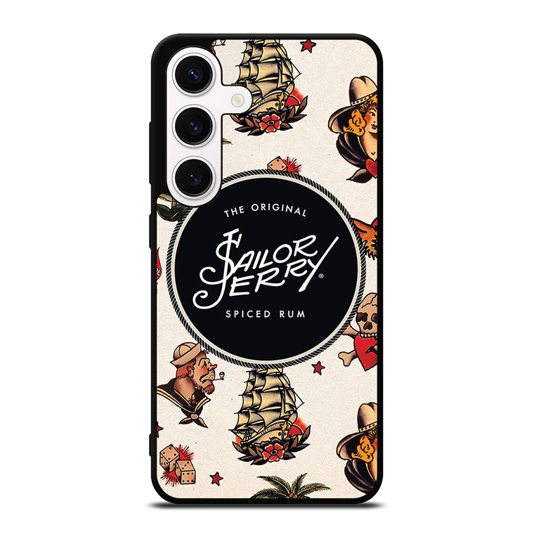 SAILOR JERRY PATTERN Samsung Galaxy S24 Case Cover