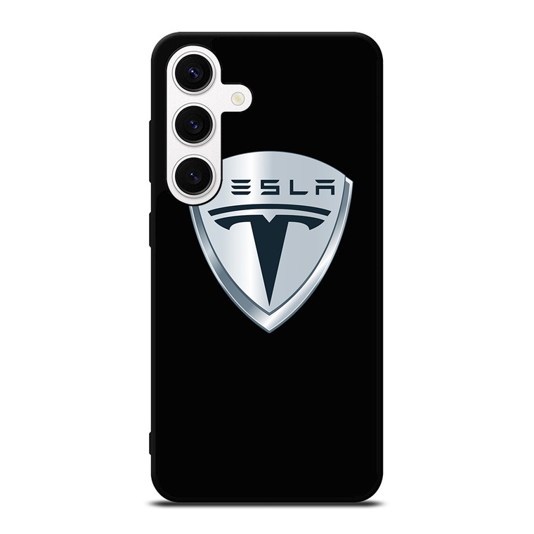 TESLA BLACK LOGO Samsung Galaxy S24 Case Cover TESLA BLACK LOGO Samsung Galaxy S24 Case Cover