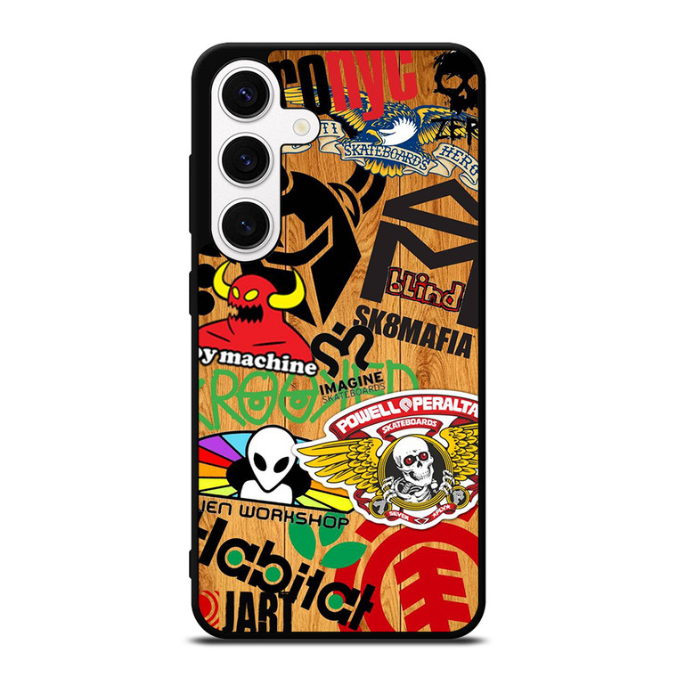 TOY MACHINE STICKER SKATEBOARD Samsung Galaxy S24 Case Cover