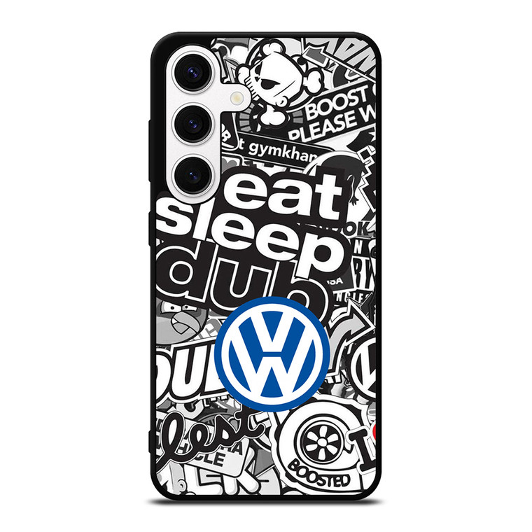 VW STICKER BOMB Samsung Galaxy S24 Case Cover VW STICKER BOMB Samsung Galaxy S24 Case Cover