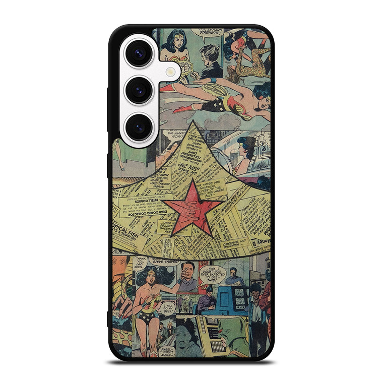 WONDER WOMAN LOGO ART Samsung Galaxy S24 Case Cover