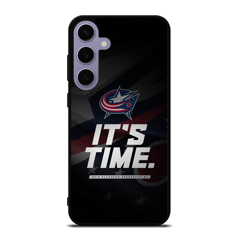 COLUMBUS BLUE JACKETS ITS TIME Samsung Galaxy S24 Plus Case Cover