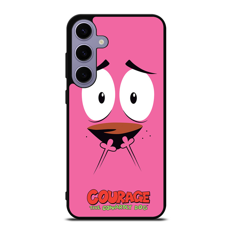 COURAGE THE COWARDLY DOG FACE Samsung Galaxy S24 Plus Case Cover