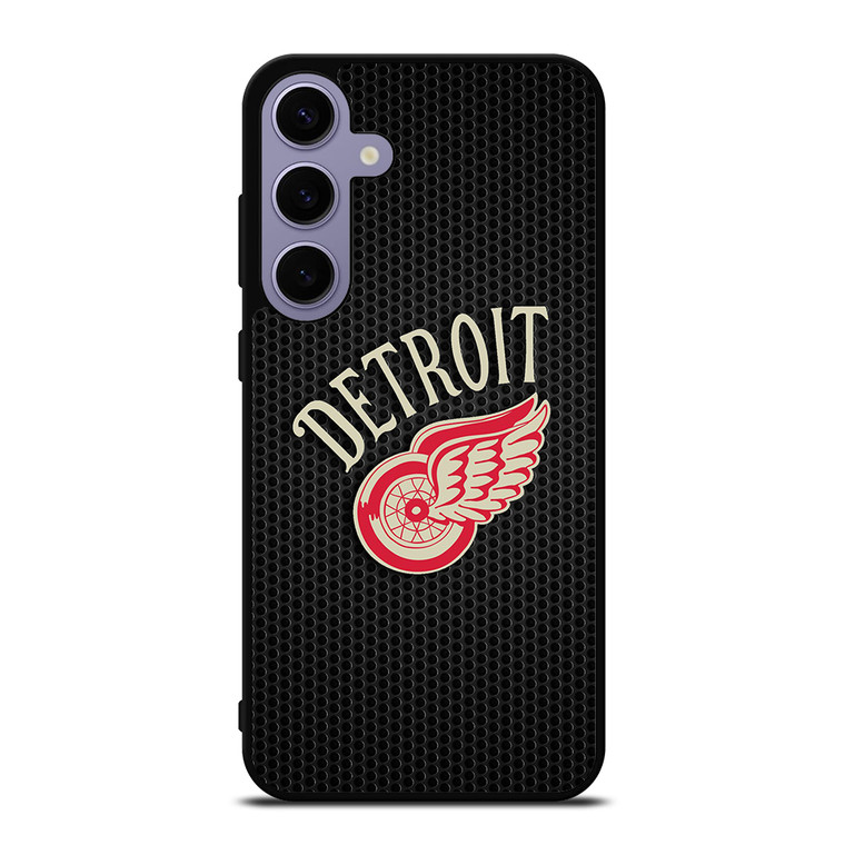 DETROIT RED WINGS METAL LOGO Samsung Galaxy S24 Plus Case Cover