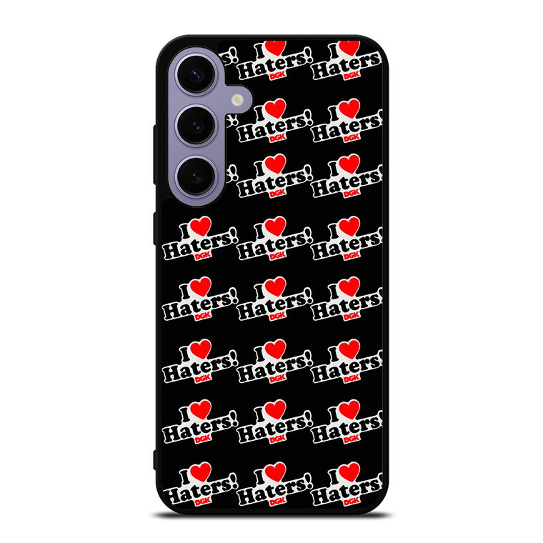 DGK I LOVE HATERS PATTERN Samsung Galaxy S24 Plus Case Cover