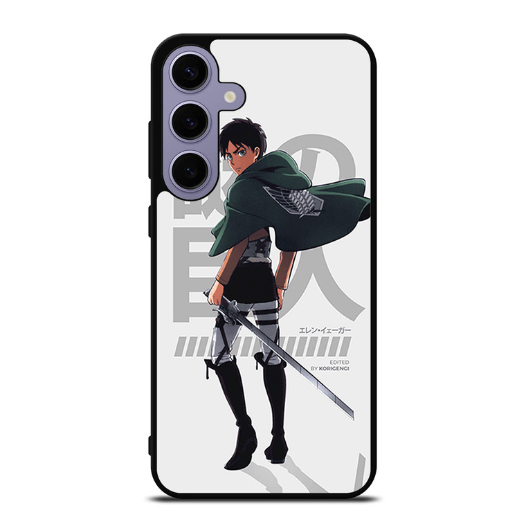 EREN YEAGER ATTACK ON TITAN ANIME Samsung Galaxy S24 Plus Case Cover