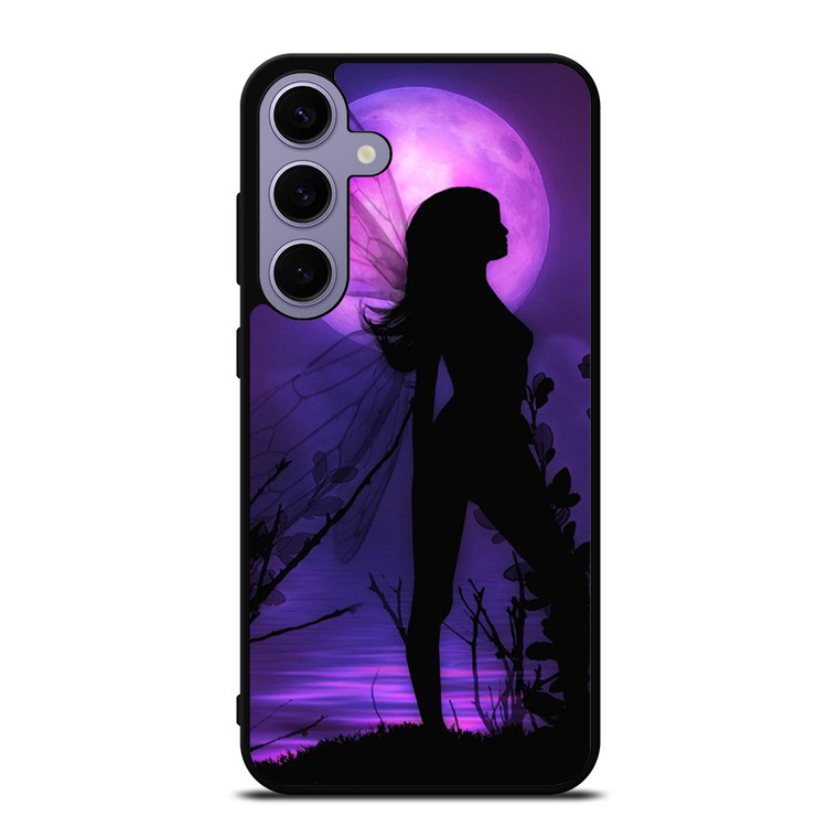 FAIRY DRAGONFLIES PURPLE MOON Samsung Galaxy S24 Plus Case Cover
