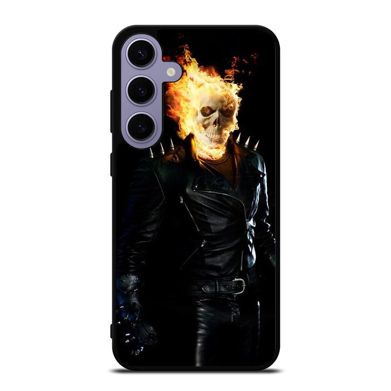 GHOST RIDER SKULL Samsung Galaxy S24 Plus Case Cover GHOST RIDER SKULL Samsung Galaxy S24 Plus Case Cover