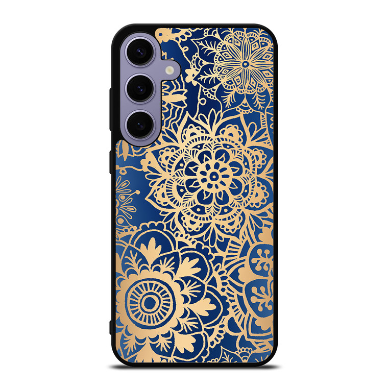 MANDALA BLUE PATTERN Samsung Galaxy S24 Plus Case Cover