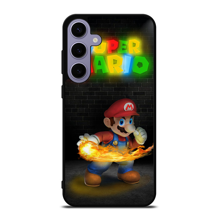 MARIO BROSS FIRE Samsung Galaxy S24 Plus Case Cover MARIO BROSS FIRE Samsung Galaxy S24 Plus Case Cover