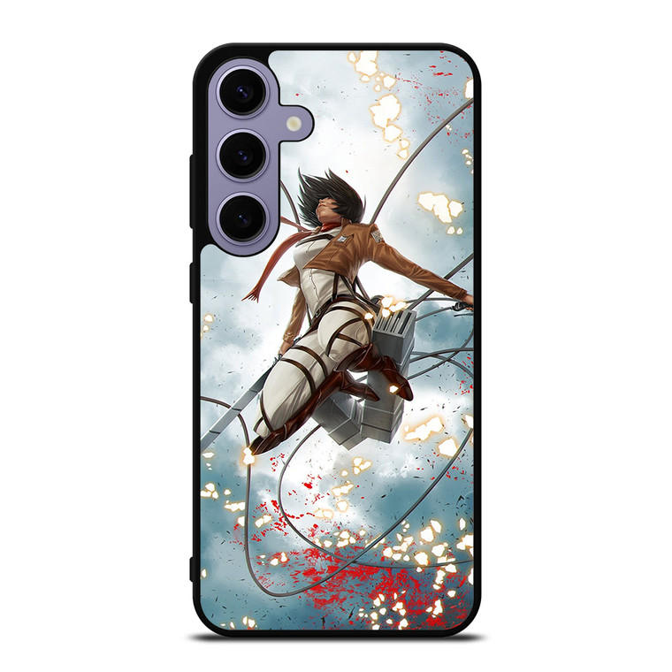 MIKASA ACKERMAN ATTACK ON TITAN Samsung Galaxy S24 Plus Case Cover MIKASA ACKERMAN ATTACK ON TITAN Samsung Galaxy S24 Plus Case Cover