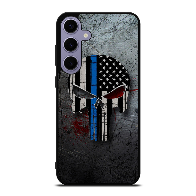 THIN BLUE LINE PUNISHER Samsung Galaxy S24 Plus Case Cover