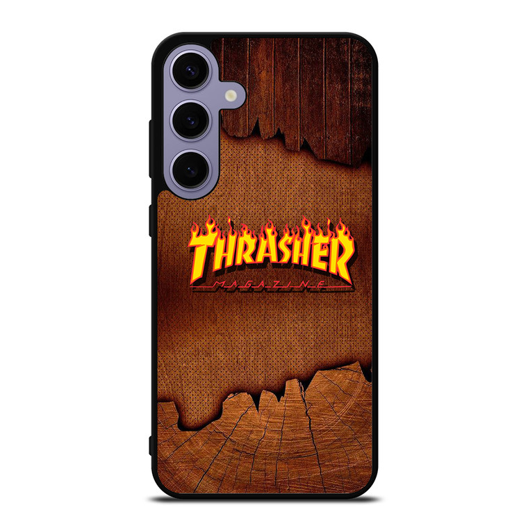 THRASER MAGAZINE WOODEN Samsung Galaxy S24 Plus Case Cover THRASER MAGAZINE WOODEN Samsung Galaxy S24 Plus Case Cover