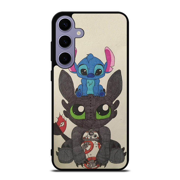 TOOTHLESS AND STITCH Samsung Galaxy S24 Plus Case Cover