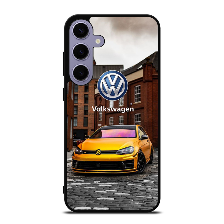 VW VOLKSWAGEN GTI CAR YEELOW Samsung Galaxy S24 Plus Case Cover