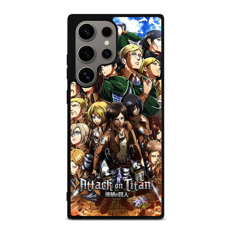 ATTACK ON TITAN CHARACTER Samsung Galaxy S24 Ultra Case Cover