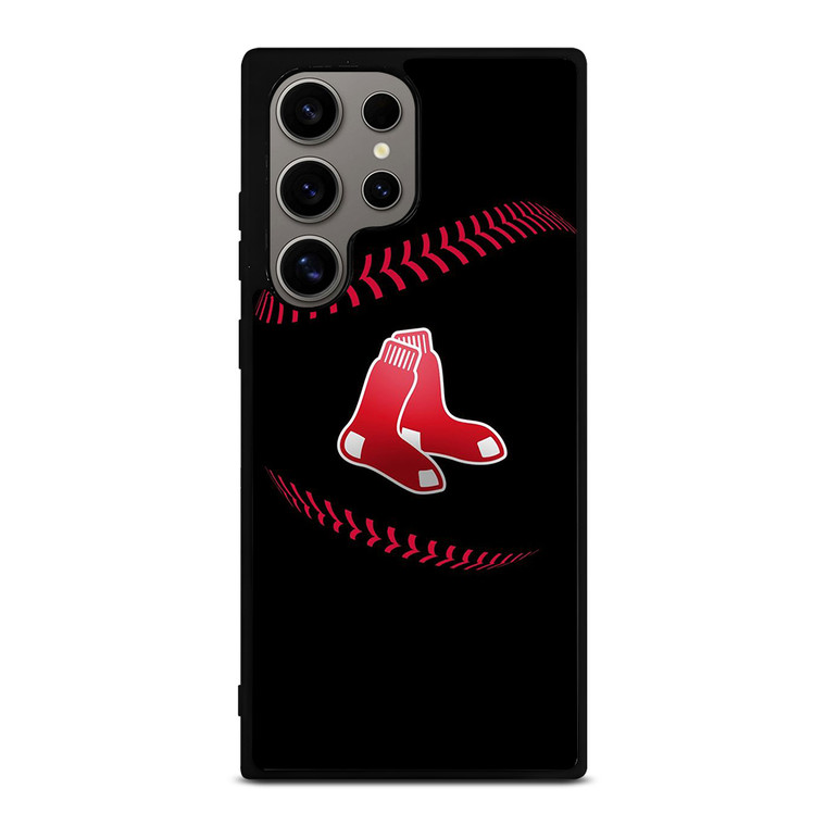 BOSTON RED SOX BLACK LOGO Samsung Galaxy S24 Ultra Case Cover
