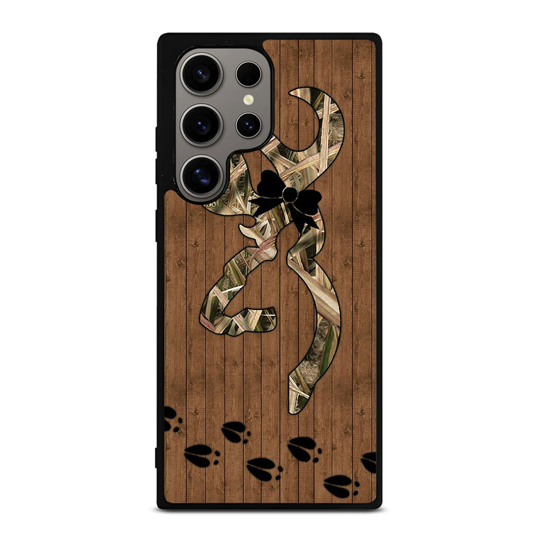 BROWNING DEER FOOTPRINT Samsung Galaxy S24 Ultra Case Cover