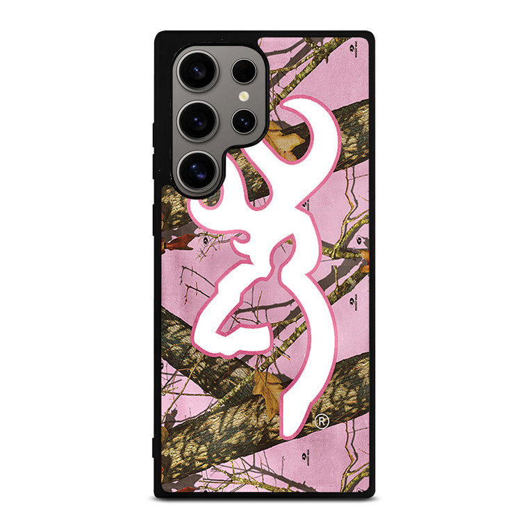 CAMO PINK BROWNING Samsung Galaxy S24 Ultra Case Cover