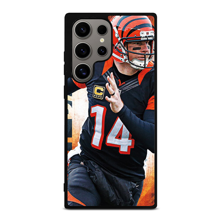 CINCINNATI BENGALS ANDY DALTON Samsung Galaxy S24 Ultra Case Cover
