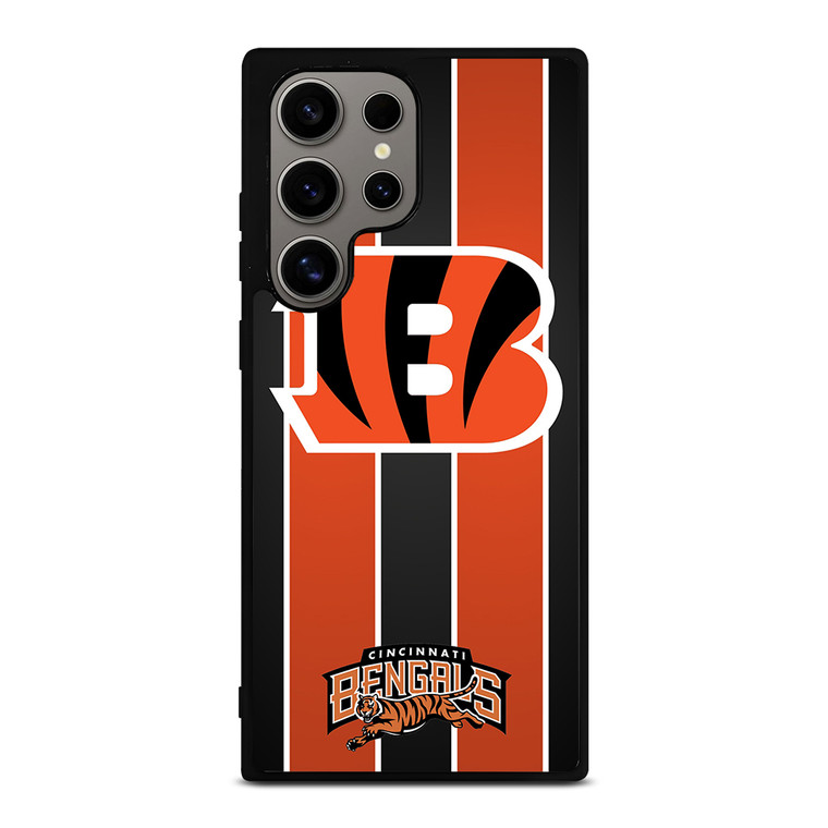 CINCINNATI BENGALS STRIPE Samsung Galaxy S24 Ultra Case Cover
