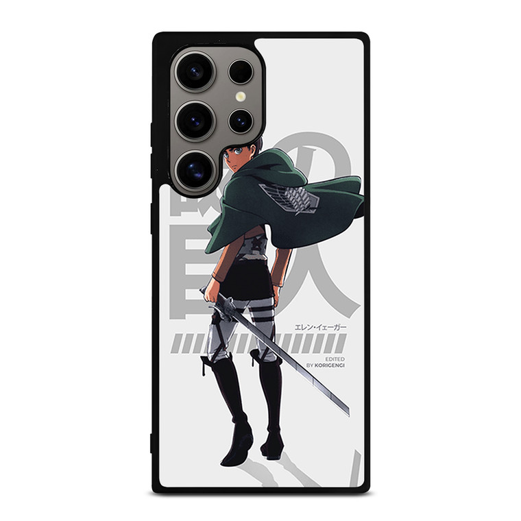 EREN YEAGER ATTACK ON TITAN ANIME Samsung Galaxy S24 Ultra Case Cover