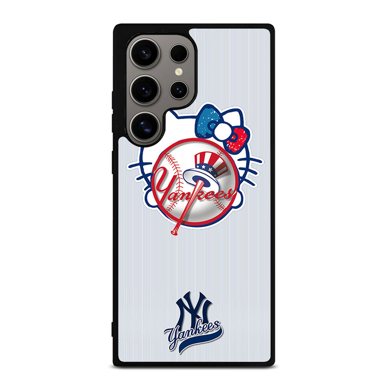 HELLO KITTY NEW YORK YANKEES Samsung Galaxy S24 Ultra Case Cover