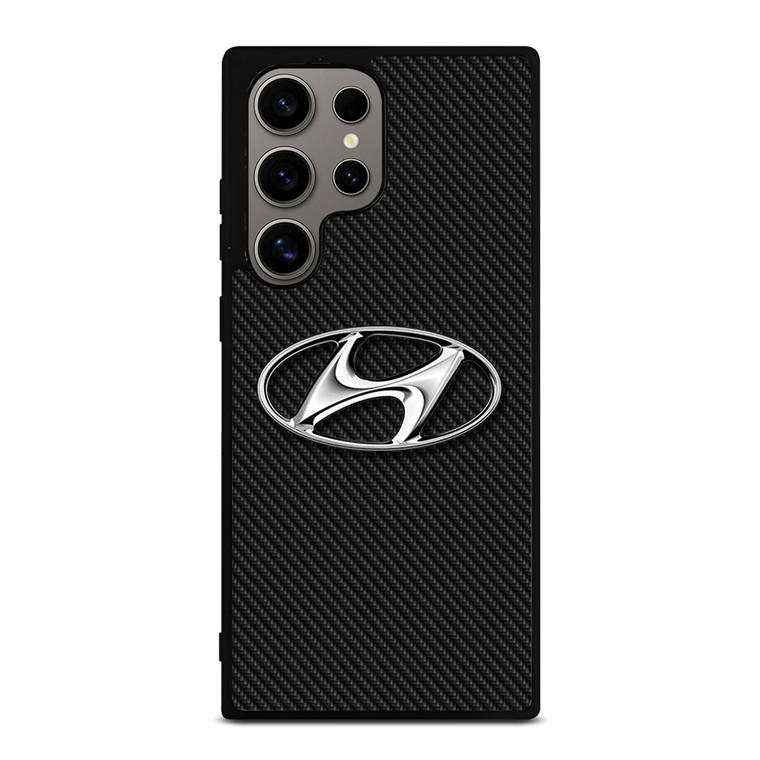 HYUNDAI CARBON LOGO Samsung Galaxy S24 Ultra Case Cover HYUNDAI CARBON LOGO Samsung Galaxy S24 Ultra Case Cover